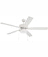 60" Outdoor Super Pro 119 1-Light Indoor/Outdoor Ceiling Fan White