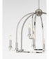 Seneca 9-Light Farmhouse Chandelier Light Polished Nickel