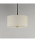 Bongo 2-Light Pendant / Semi-Flush Mount Natural Aged Brass