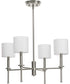 Elara 4-Light New Traditional  Chandelier Light Brushed Nickel