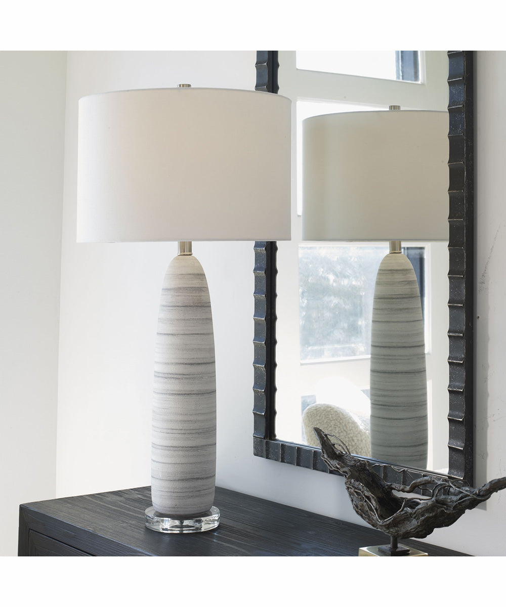 Levadia Matte White Table Lamp