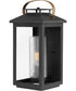 Atwater 1-Light LED Large Outdoor Wall Mount Lantern in Black