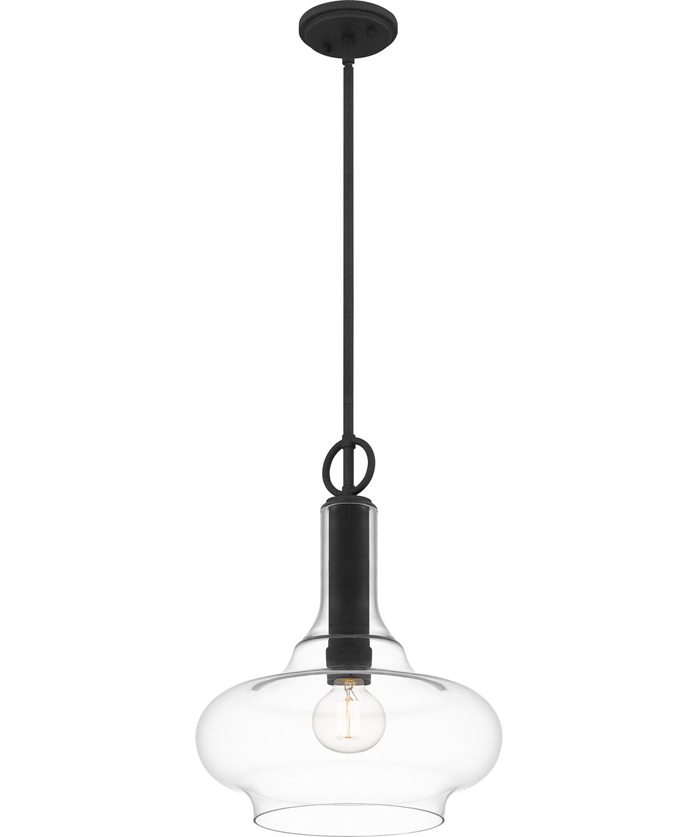 Quoizel Pendant 1-light Pendant Mottled Black
