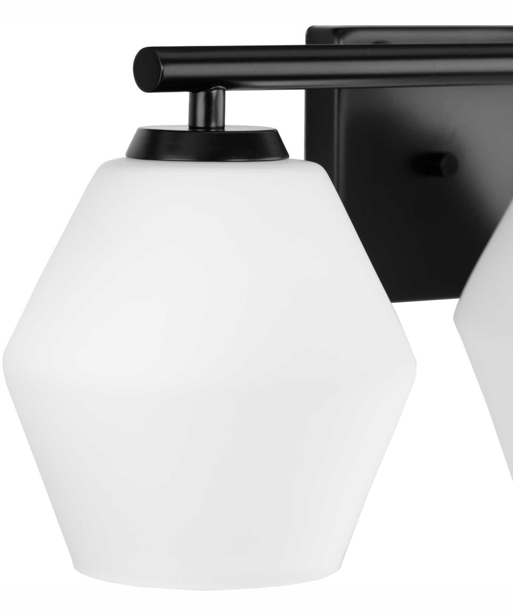 Copeland 3-Light Mid-Century Modern Vanity Light Matte Black