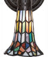 5.5" Wide Stained Glass Pond Lily Wall Sconce