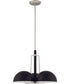 Kahn 3-Light Chandelier Midnight / Satin Aluminum