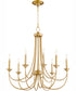 Brooks 8-light Chandelier Aged Brass