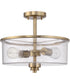 Bolden 2-Light Convertible Semi Flush Satin Brass
