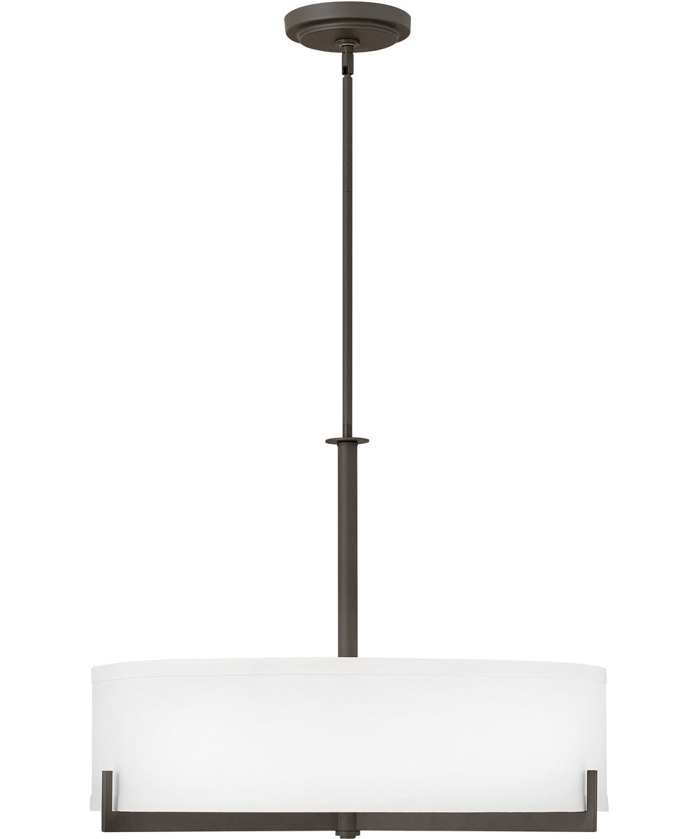 Hayes 4-Light Large Drum in Oil Rubbed Bronze