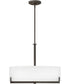 Hayes 4-Light Large Drum in Oil Rubbed Bronze