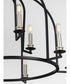 Seneca 9-Light Farmhouse Chandelier Light Matte Black