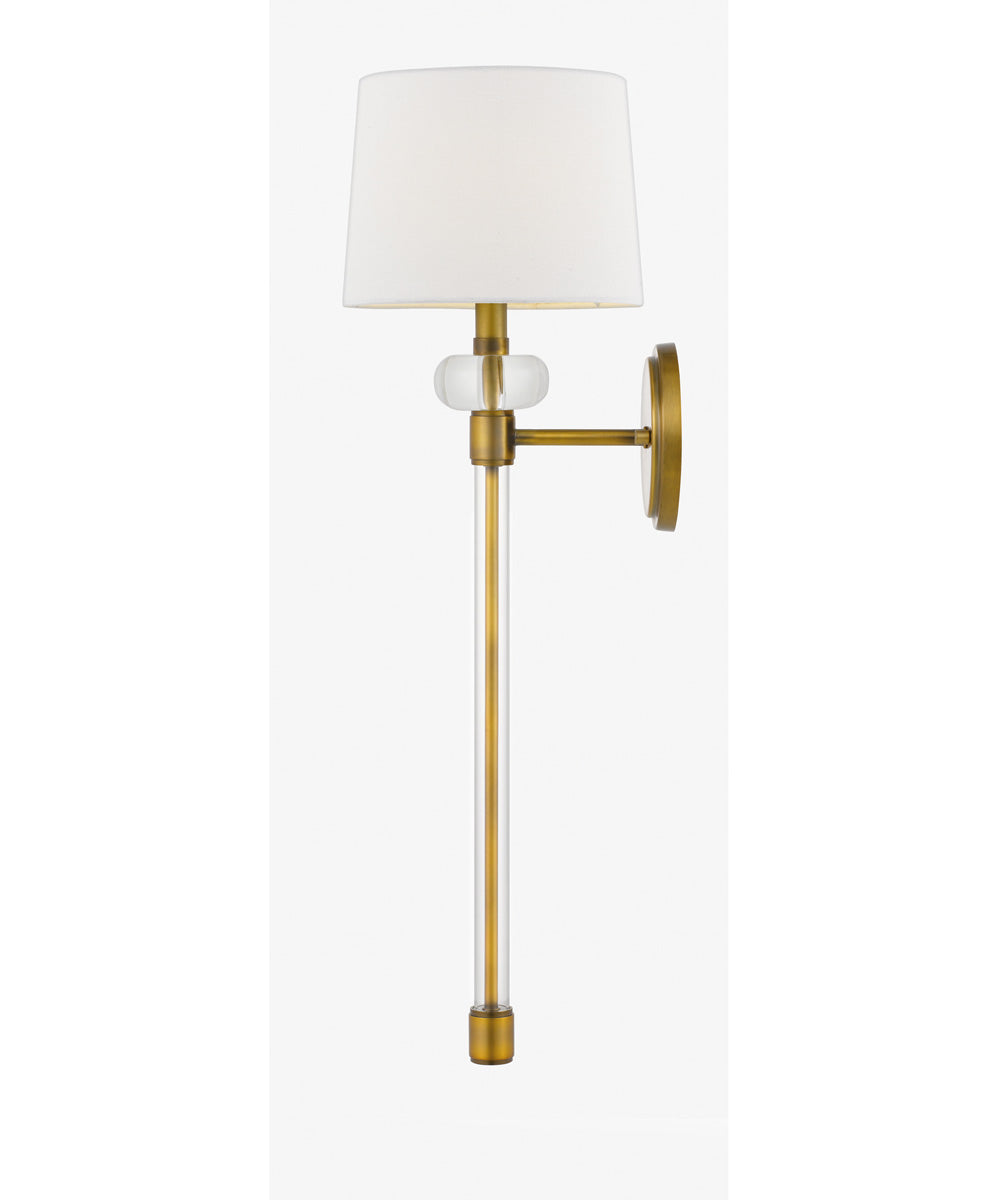 Barbour Small 1-light Wall Sconce Weathered Brass