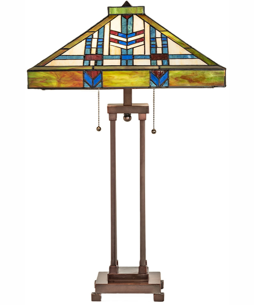 28" High Prairie Wheat Table Lamp