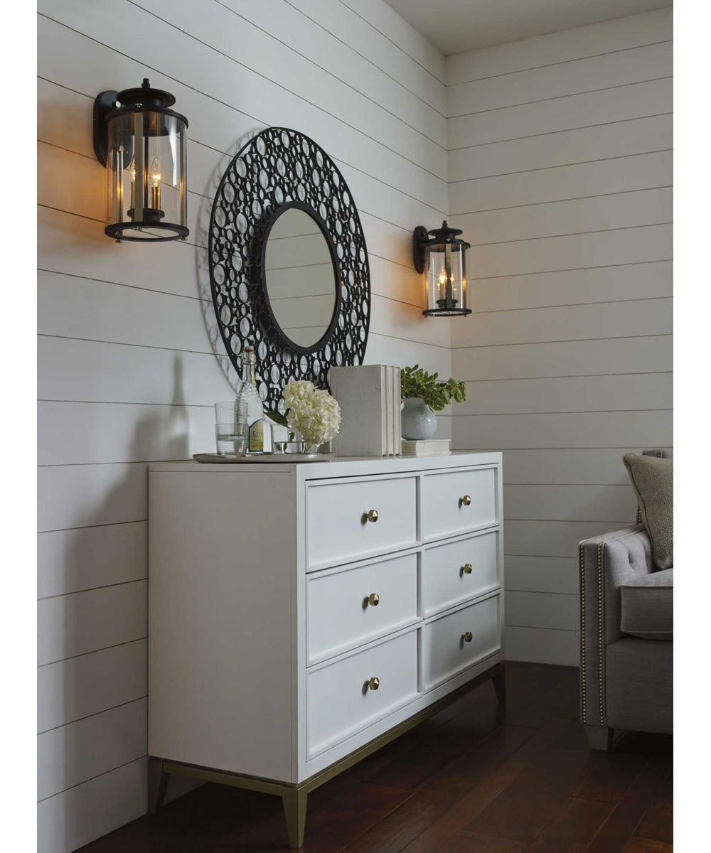 Squire 2-Light Medium Wall Lantern Matte Black