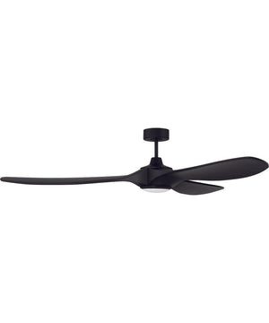 72" Envy 1-Light Indoor/Outdoor Ceiling Fan Flat Black