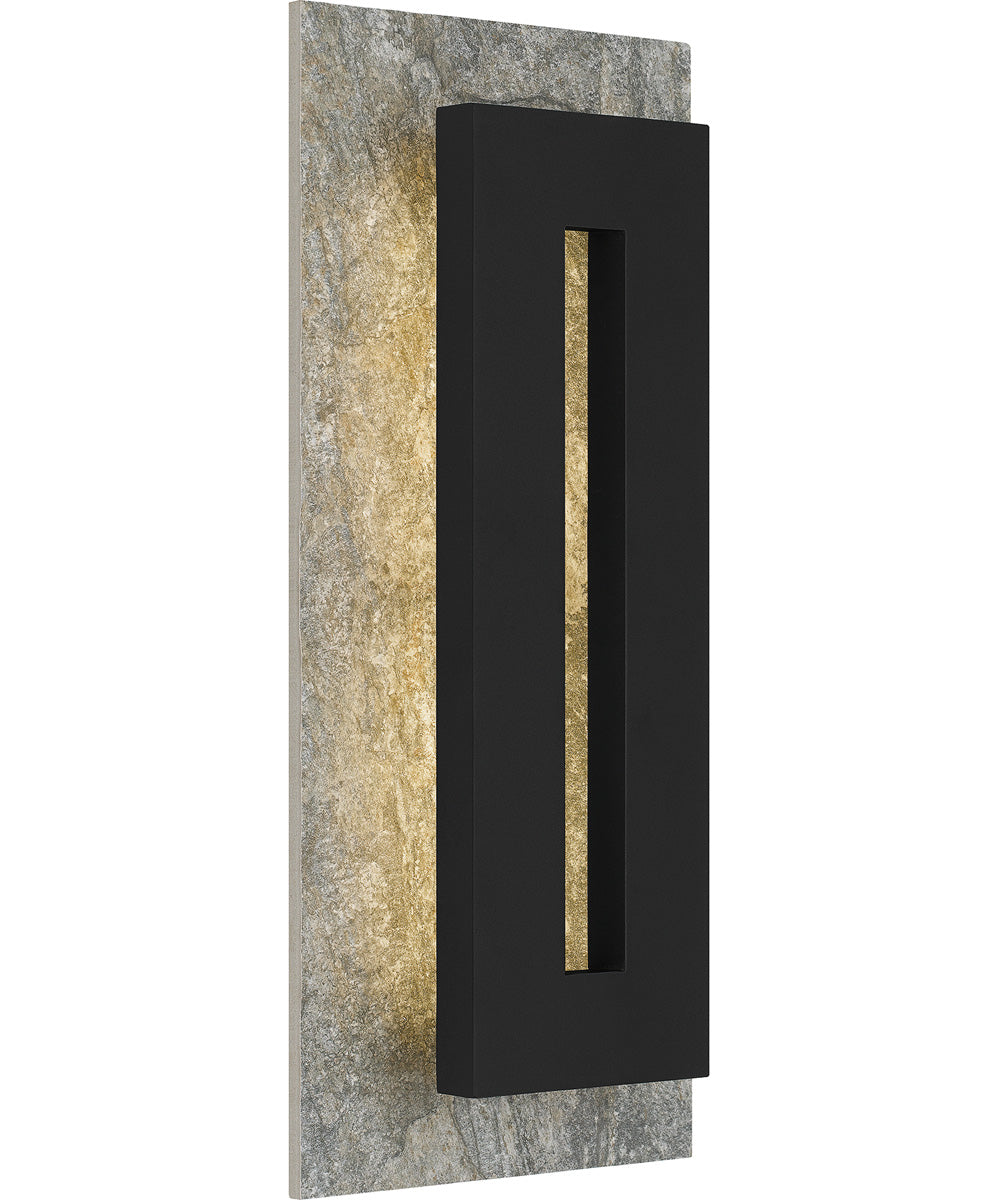 Tate Medium Outdoor Wall Light  Coastal Armour Aluminum Earth Black