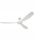 84" Envy 1-Light Indoor/Outdoor Ceiling Fan White