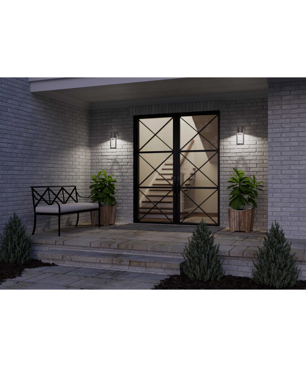 Z-1030 1-Light LED Small Wall Lantern Metallic Gray