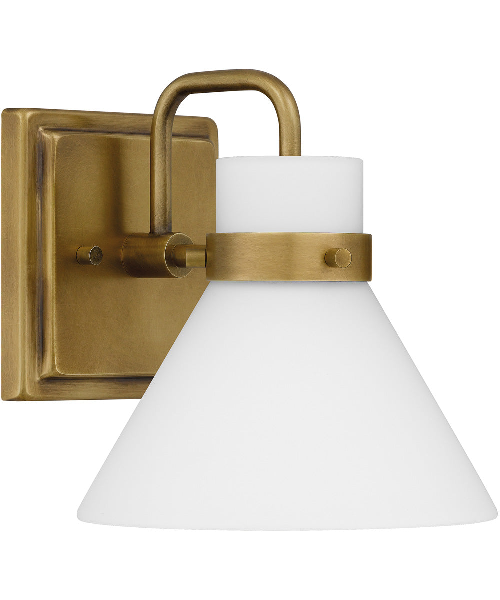 Regency Small 1-light Wall Sconce Weathered Brass