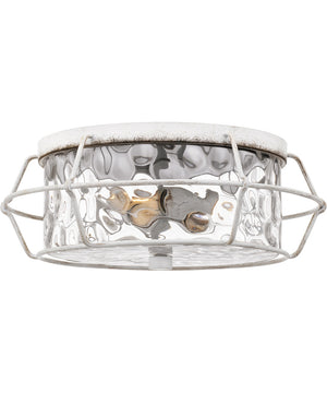 Farragut 3-light Semi Flush Mount Antique White