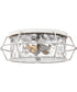Farragut 3-light Semi Flush Mount Antique White