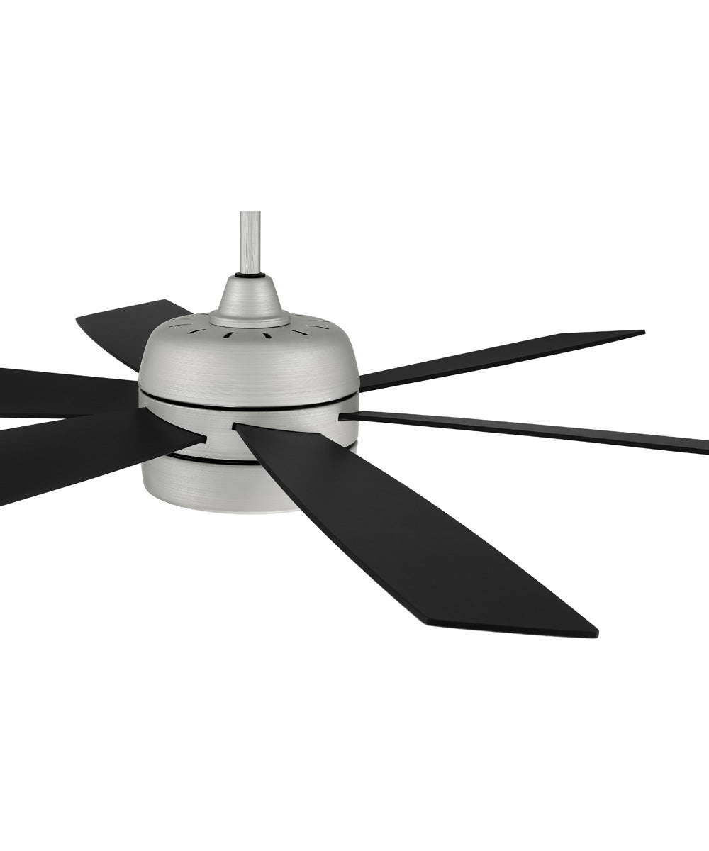 52" Trevor 1-Light Ceiling Fan Painted Nickel