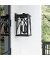 Marshall 3-Light Outdoor Wall-Lantern Rain or Shine - Black