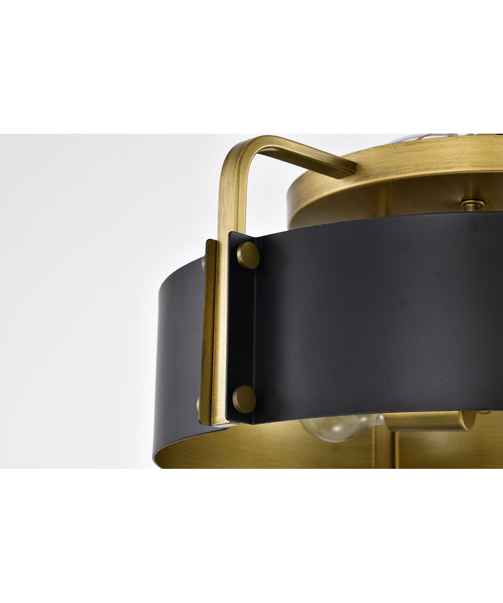 Altos 4-Light Close-to-Ceiling Matte Black