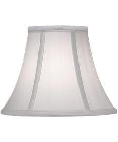 5x10x8 Off White Silk Shantung Bell Softback Lampshade