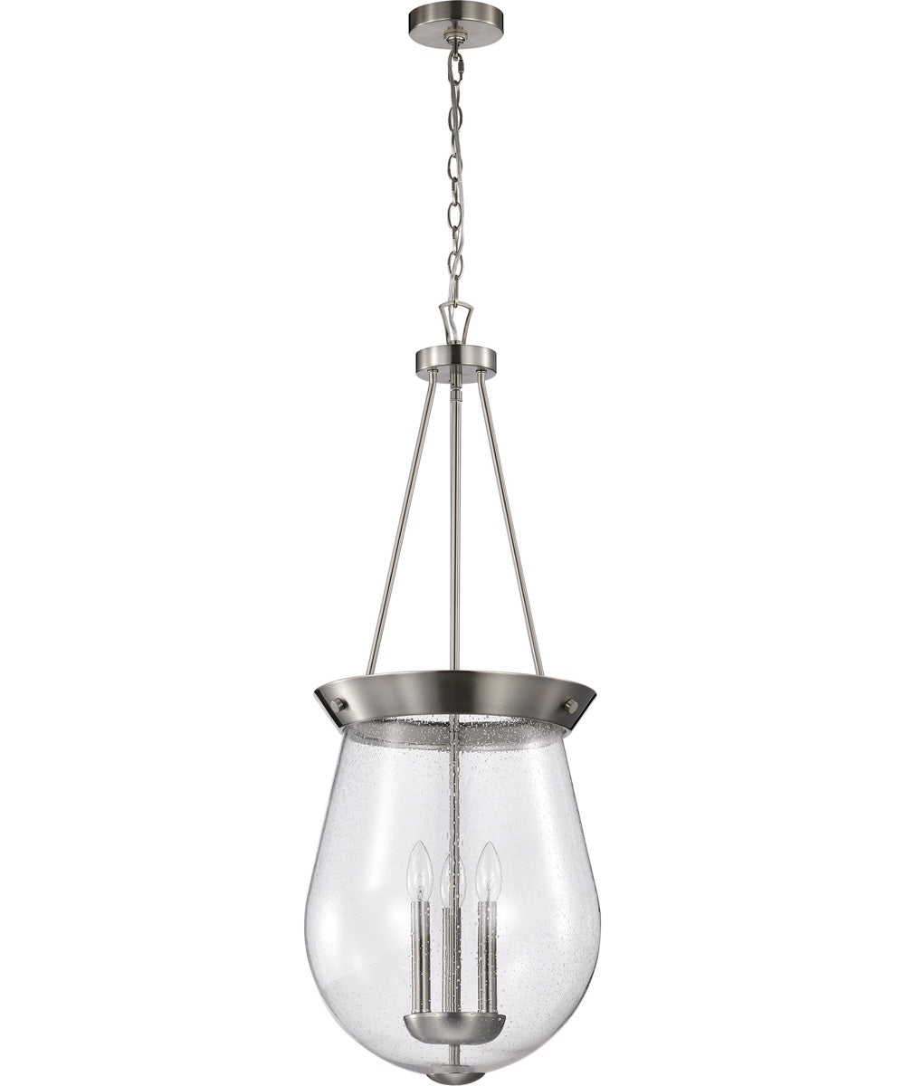 Boliver 3-Light Pendant Brushed Nickel