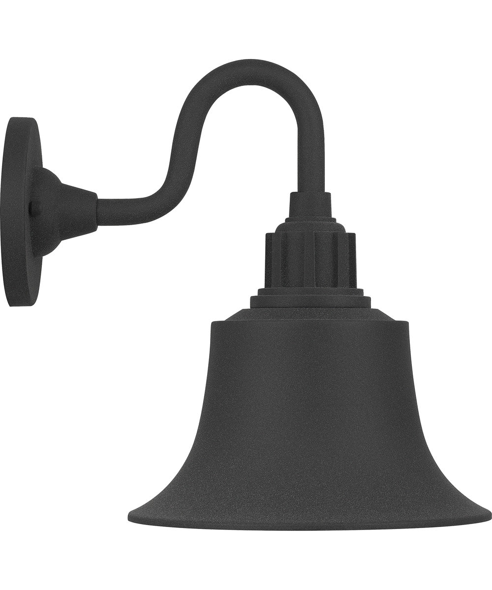 Nocturne Medium 1-light Outdoor Wall Light  Coastal Armour Aluminum Mottled Black