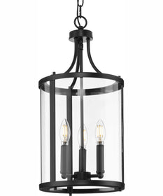Gilliam 3-Light New Traditional Hall & Foyer Matte Black