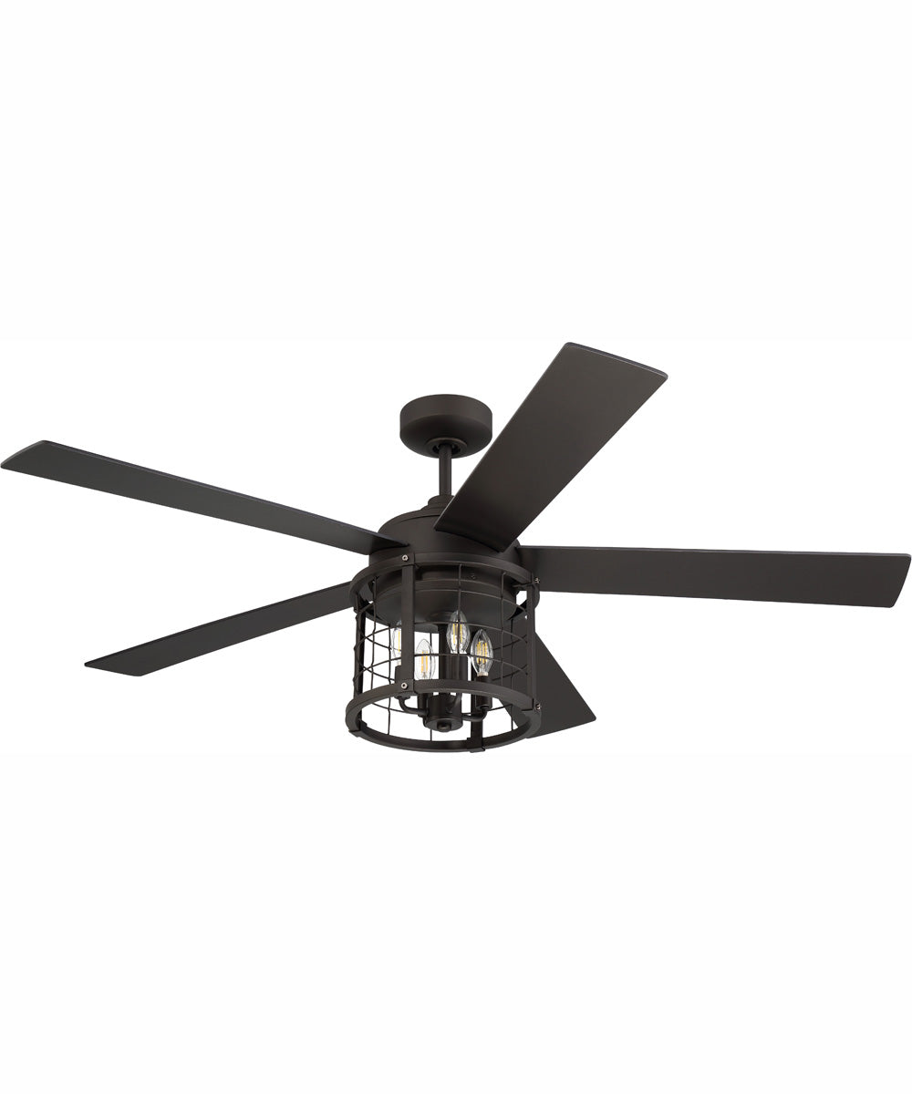 56" Nicolas 4-Light Ceiling Fan Espresso