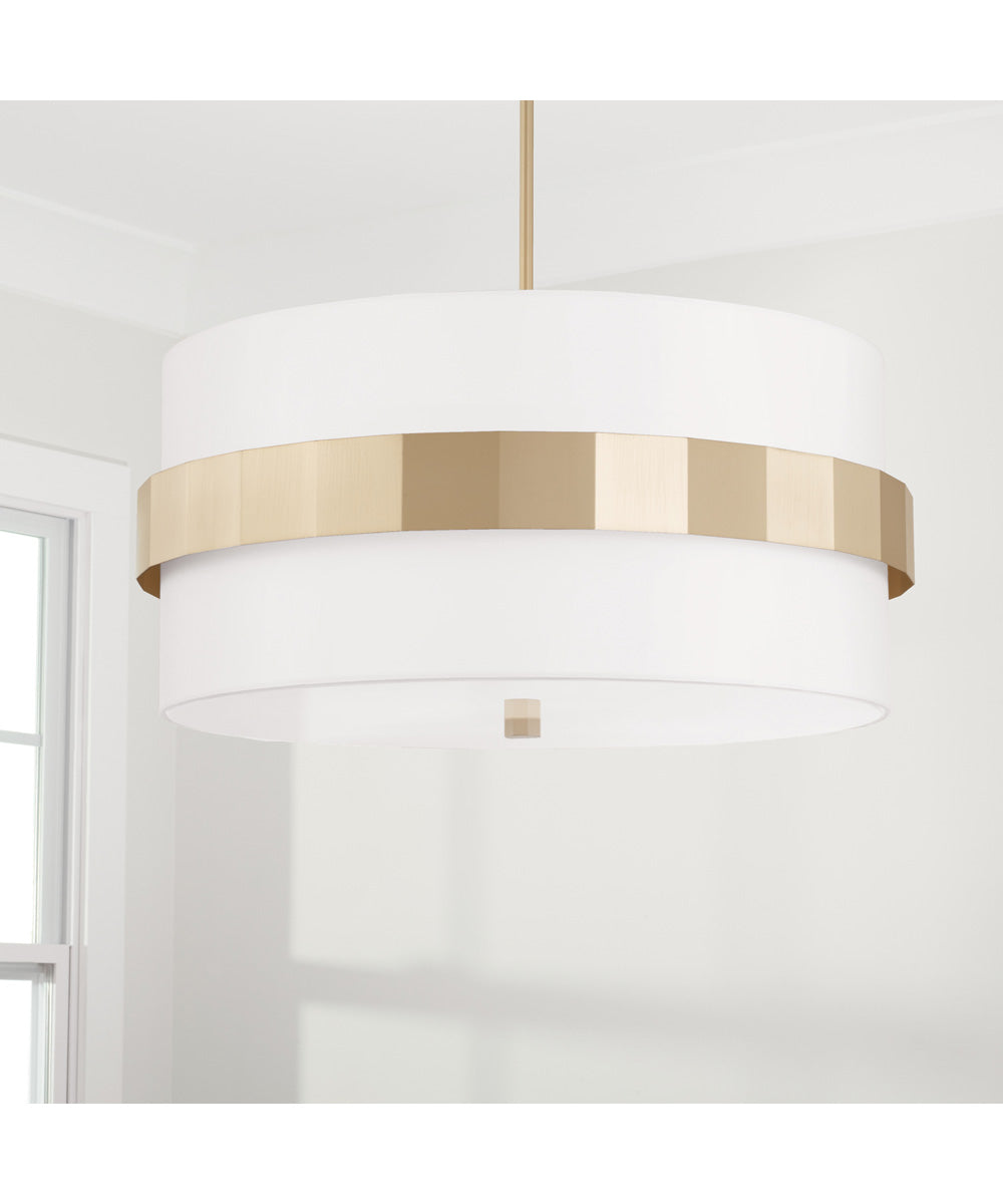 Sutton 4-Light Pendant Soft Gold