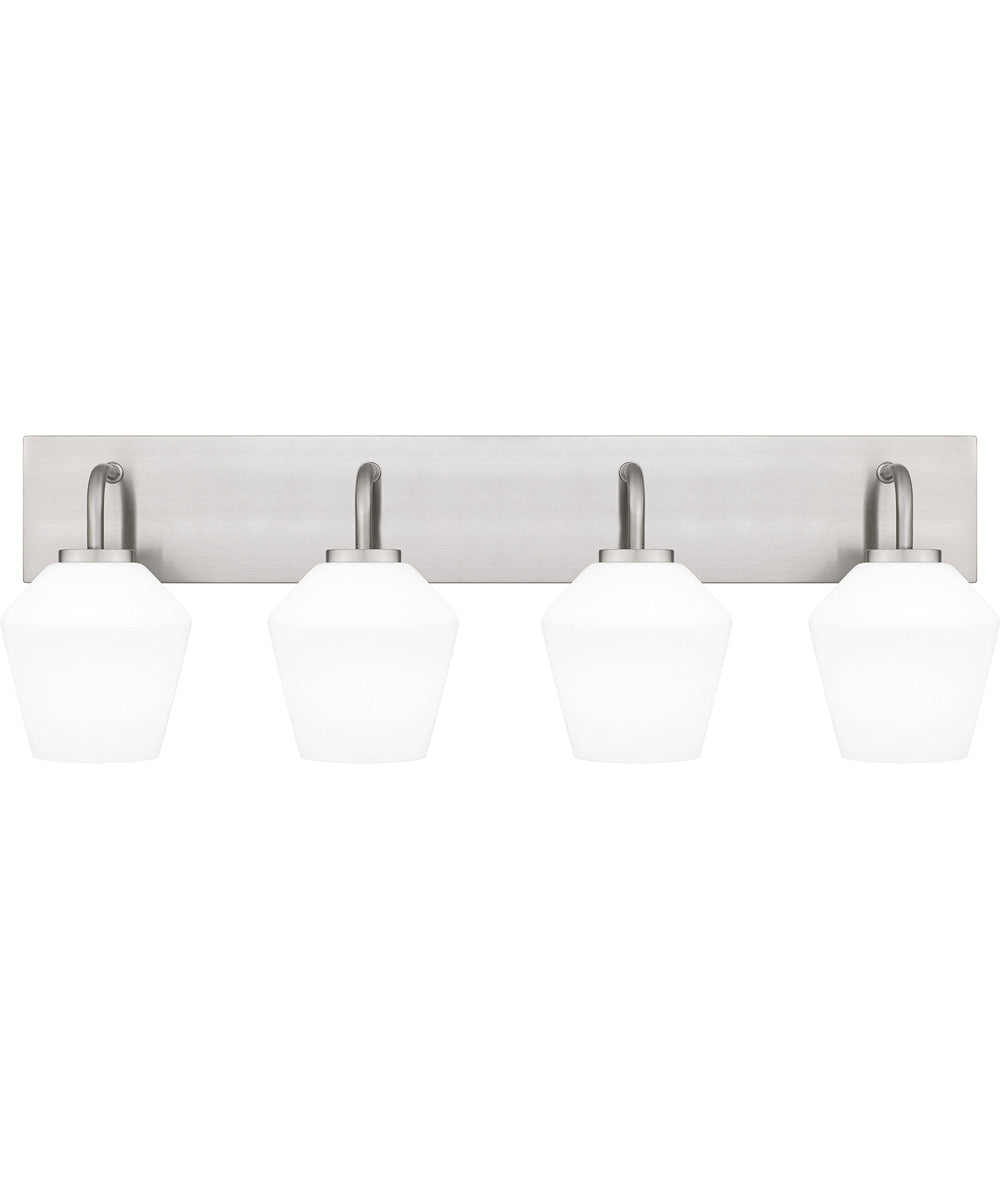 Nielson Extra Large 4-light Bath Light Brushed Nickel