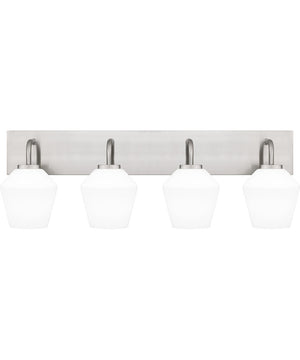 Nielson Extra Large 4-light Bath Light Brushed Nickel