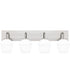 Nielson Extra Large 4-light Bath Light Brushed Nickel