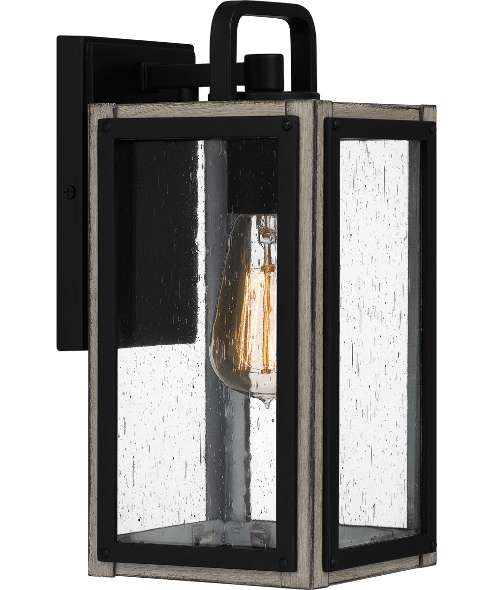 Bramshaw Small 1-light Outdoor Wall Light  Coastal Armour Aluminum Matte Black