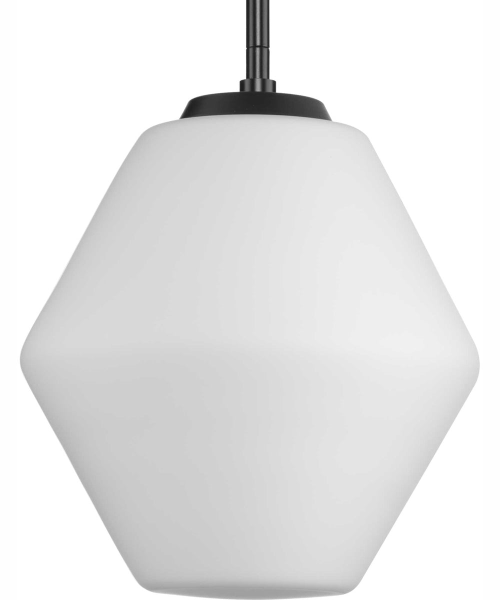 Copeland 1-Light Mid-Century Modern Pendant Matte Black