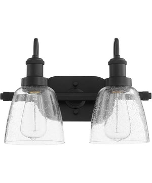 2-light Bath Vanity Light Matte Black