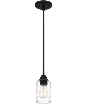 Acacia Small 1-light Mini Pendant Matte Black