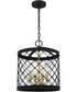 Calais 4-light Pendant Earth Black