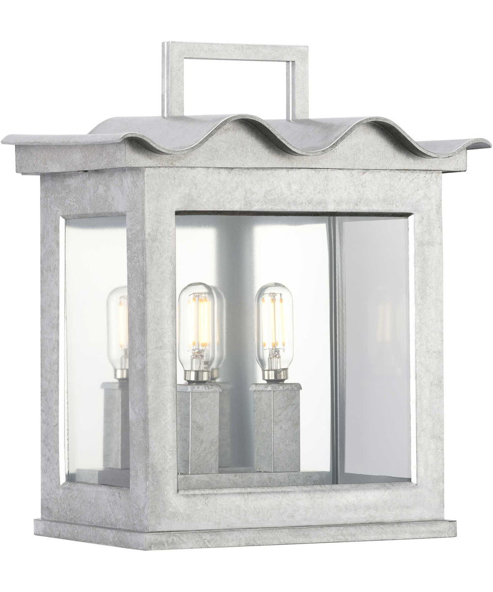 Jeffrey Alan Marks Point Dume Seamoor Outdoor Wall Lantern Galvanized Finish