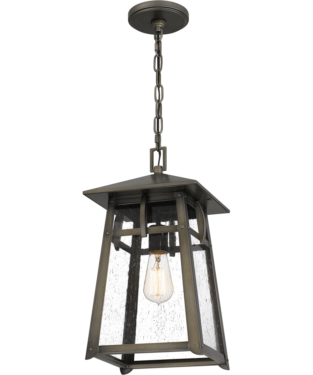Merle Large 1-light Outdoor Pendant Light  Coastal Armour Aluminum Burnished Bronze