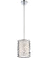 Abode Small 1-light Mini Pendant Polished Chrome