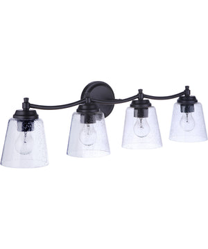 Tyler 4-Light Bath Vanity Light Flat Black