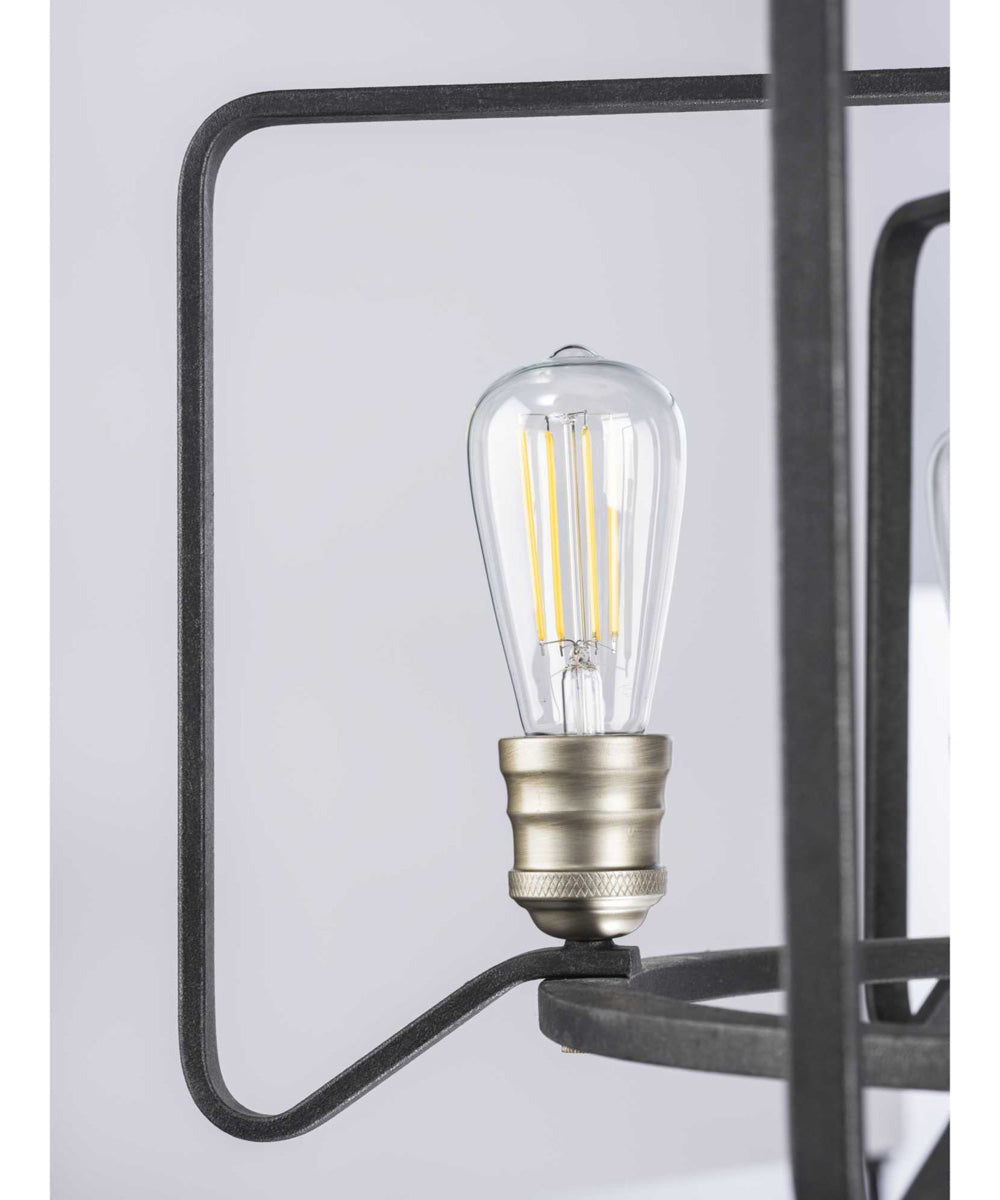 Foster 6-Light Farmhouse Chandelier Light Gilded Iron