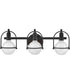Somerset 3-Light Vanity in Black