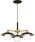 Fayette 3-light Chandelier Earth Black