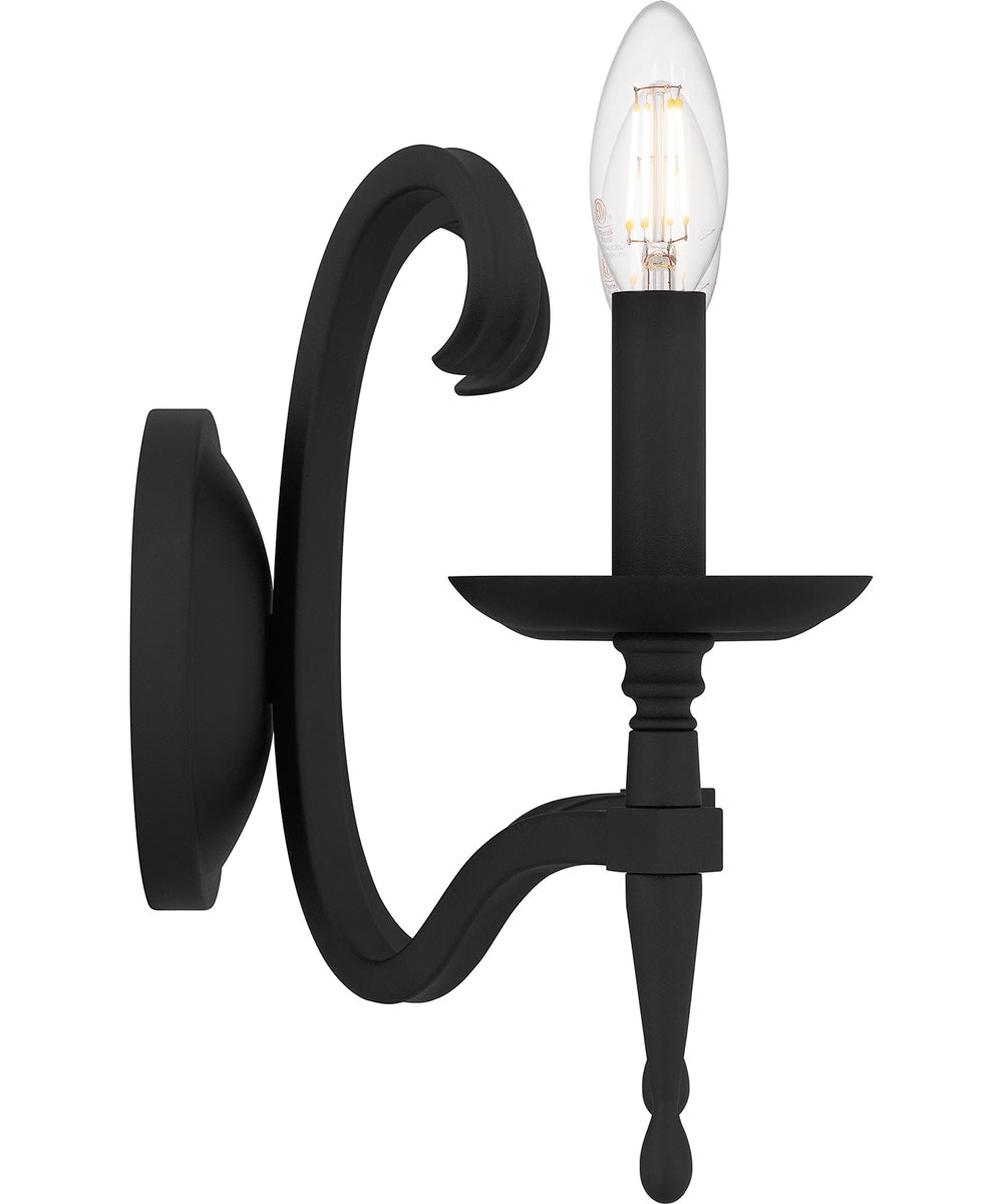 Octavia Small 2-light Wall Sconce Earth Black